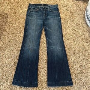 COPY - 7 for all mankind dojo flip flop jeans size 25